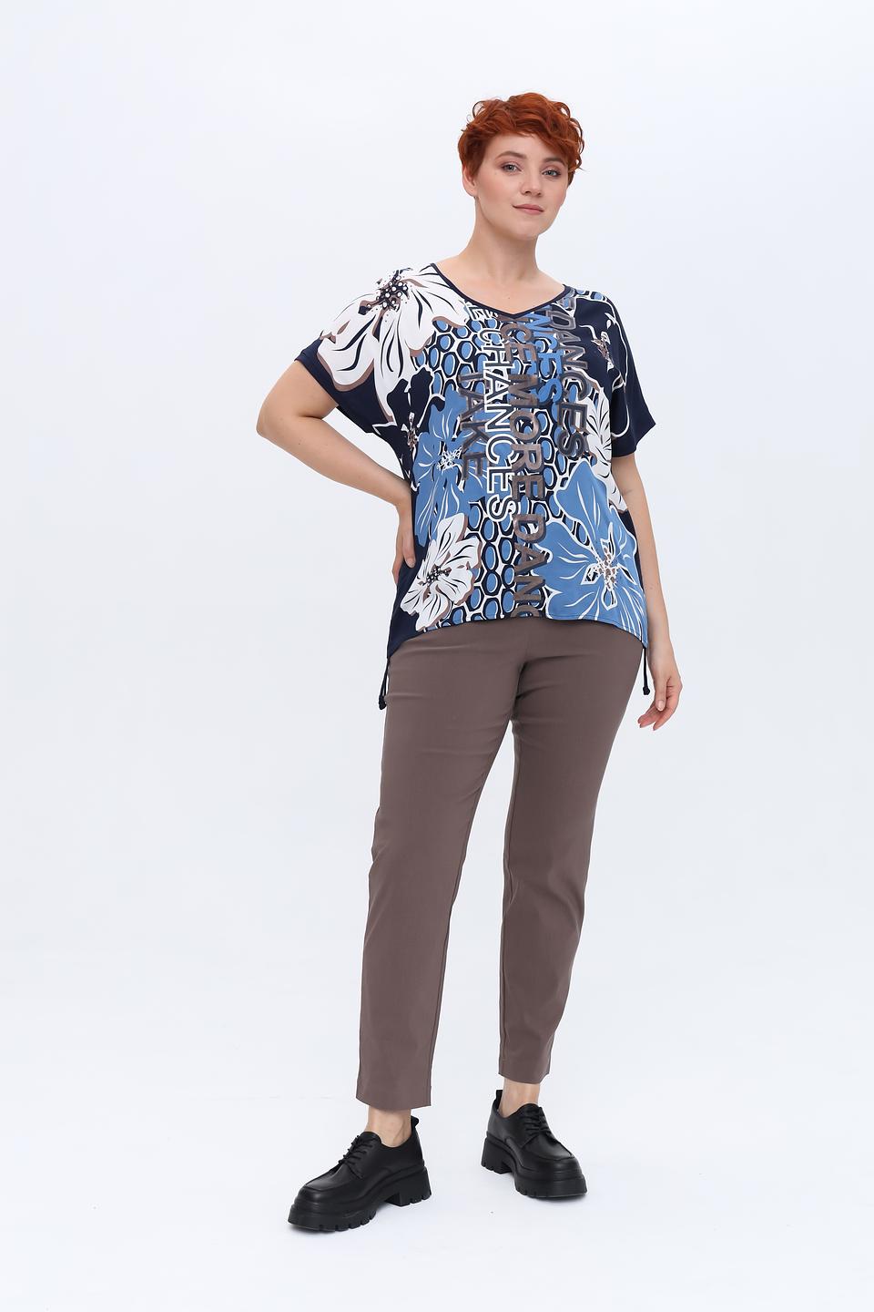 Футболка Via Appia с цветочным принтом