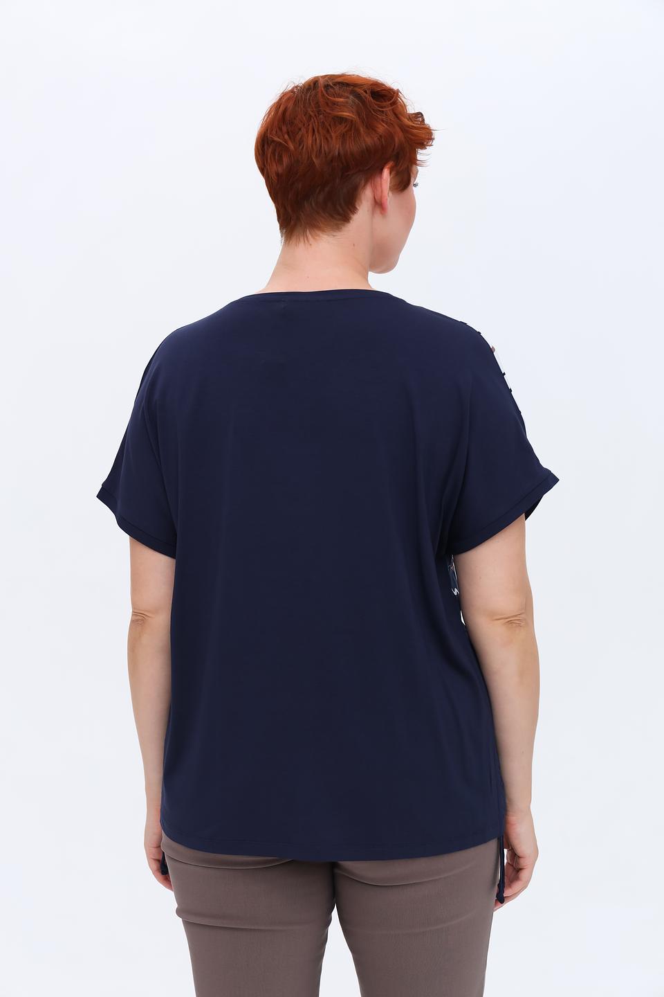 Футболка Via Appia с цветочным принтом