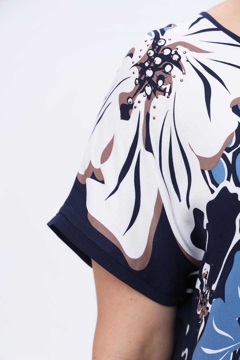 Футболка Via Appia с цветочным принтом