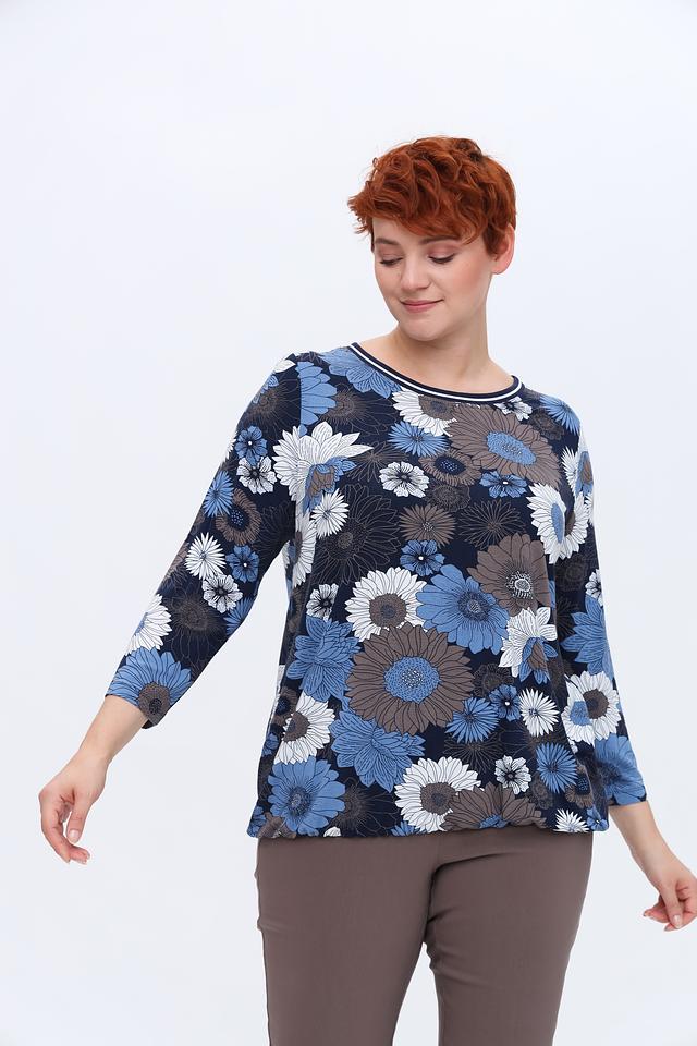 Лонгслив Via Appia с цветочным принтом