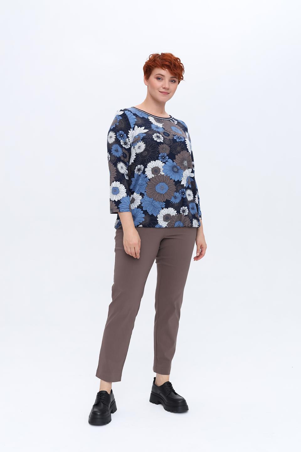 Лонгслив Via Appia с цветочным принтом