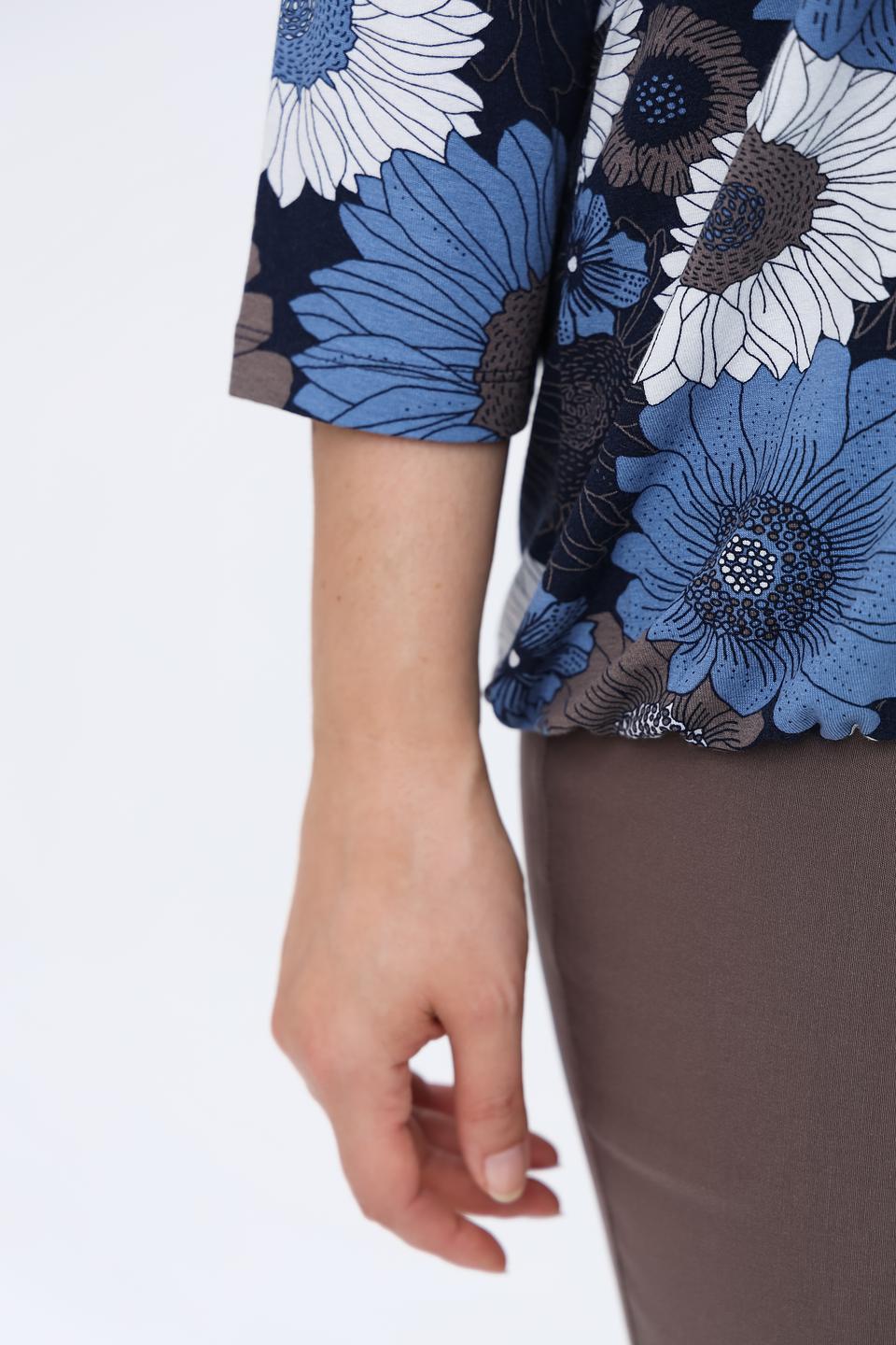 Лонгслив Via Appia с цветочным принтом