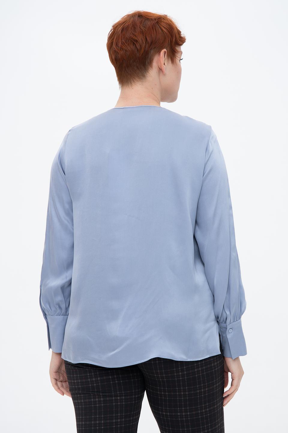 Блуза Gerry Weber голубая с рукавами-фонариками