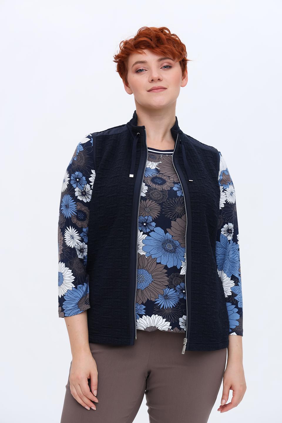 Жилет Rabe collection с цветочным принтом