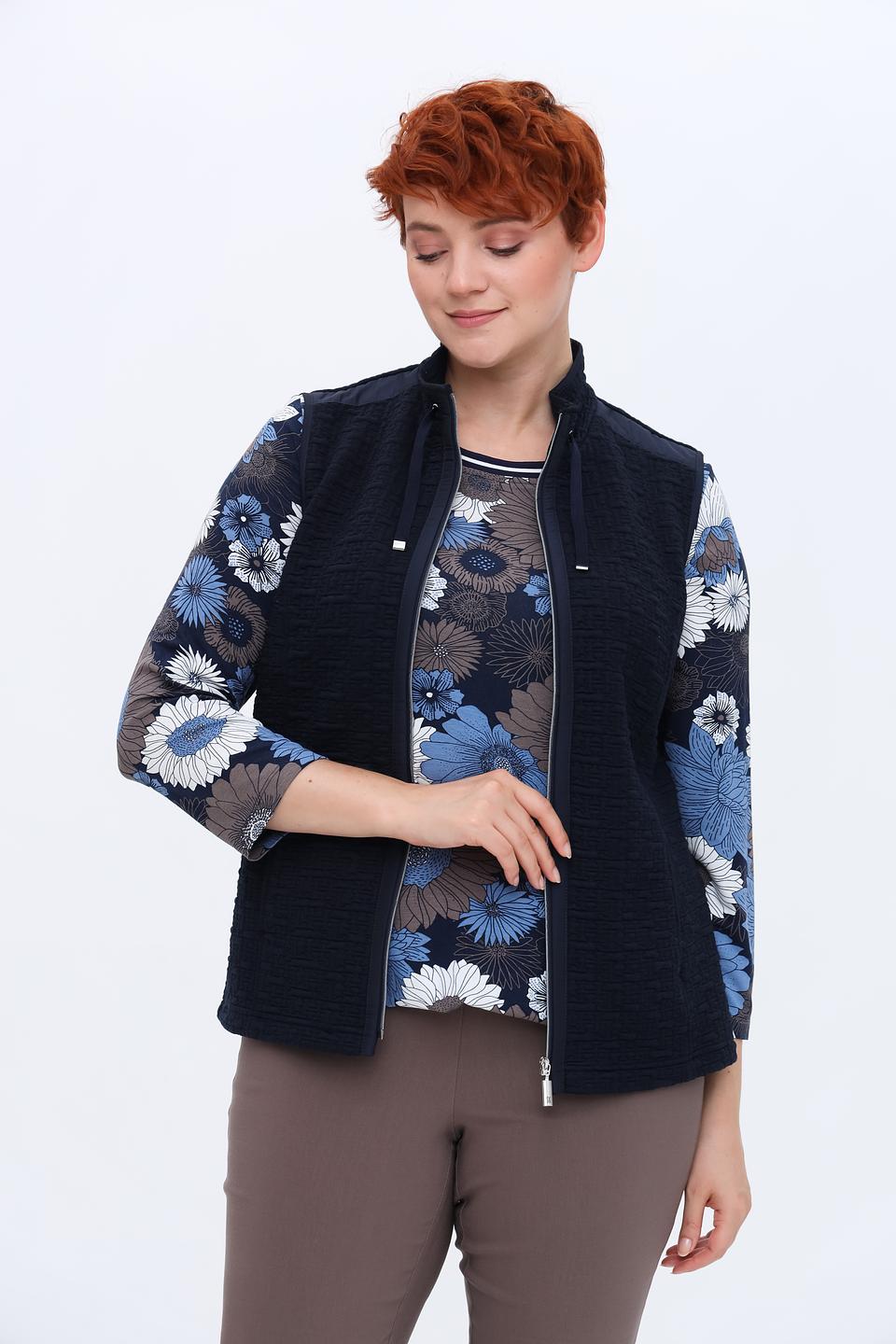 Жилет Rabe collection с цветочным принтом