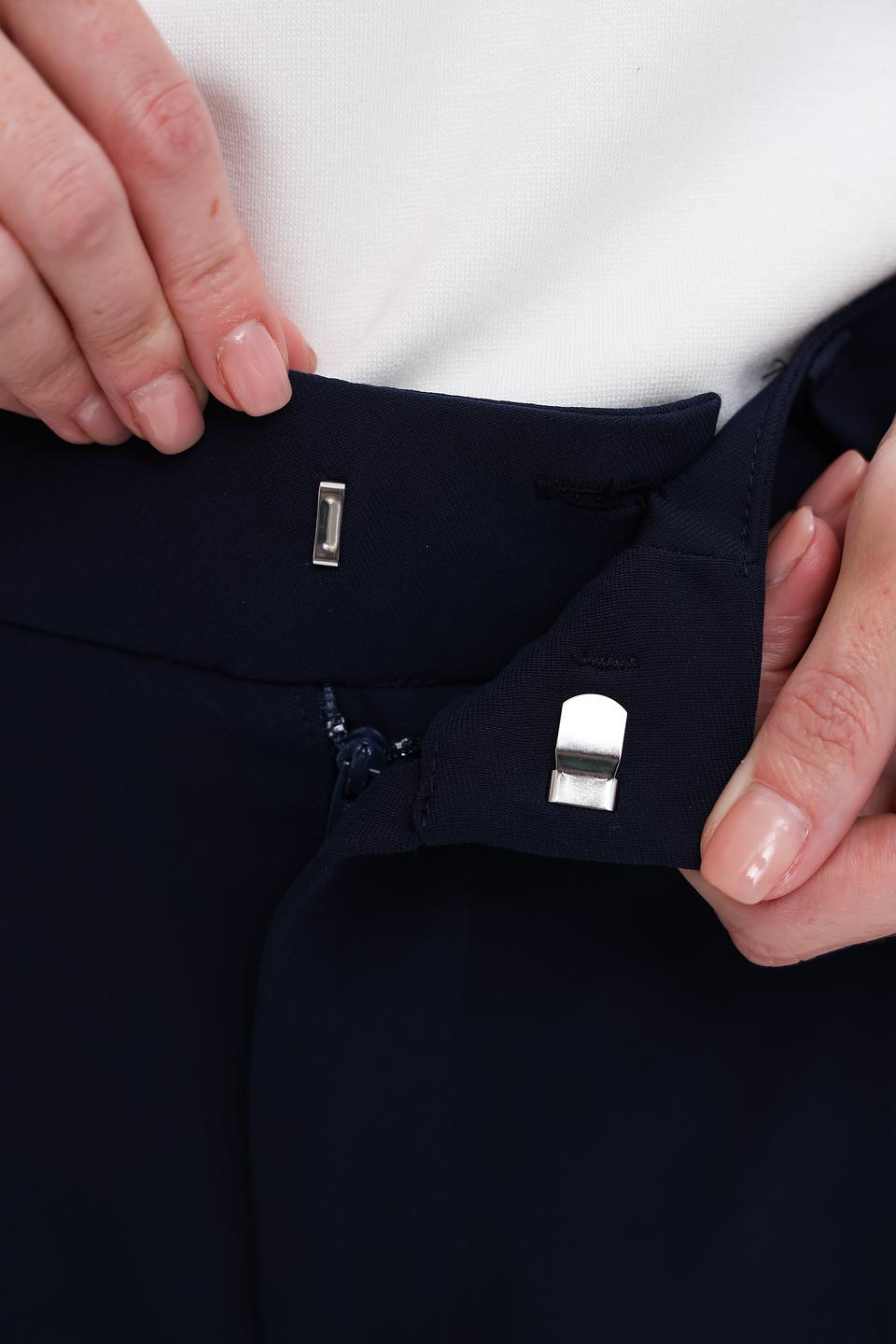 Брюки палаццо Oui тёмно-синие