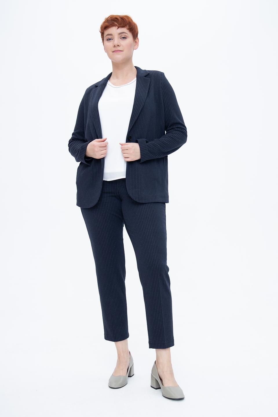 Брюки классические в полоску Oui