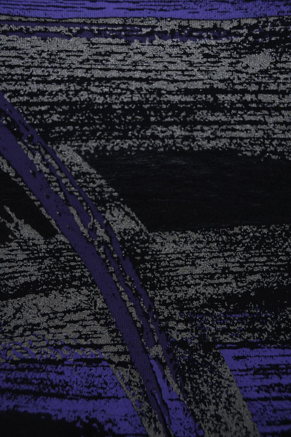 Лонгслив Bianca с принтом чёрный