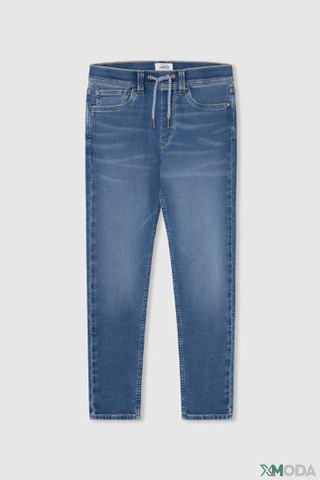 Брюки Pepe Jeans London голубые