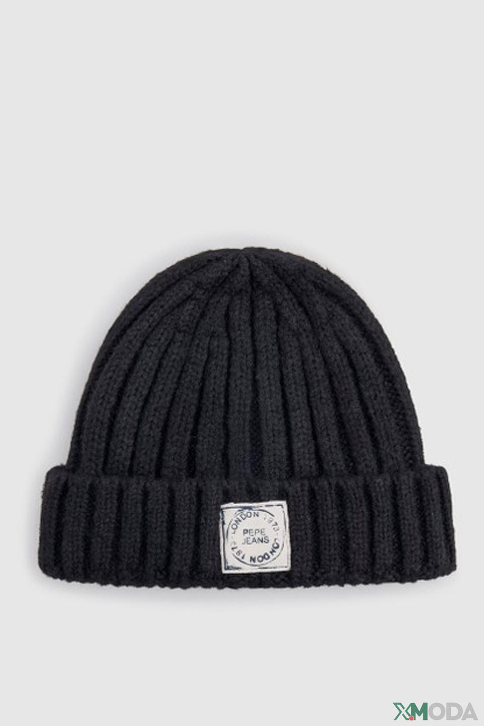 Шапка Pepe Jeans London чёрная