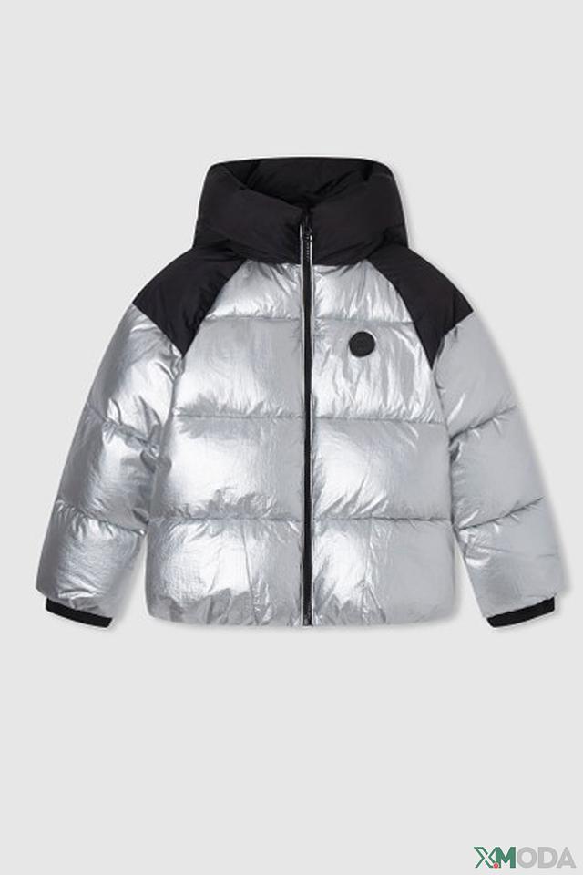 Куртка Pepe Jeans London серебристая