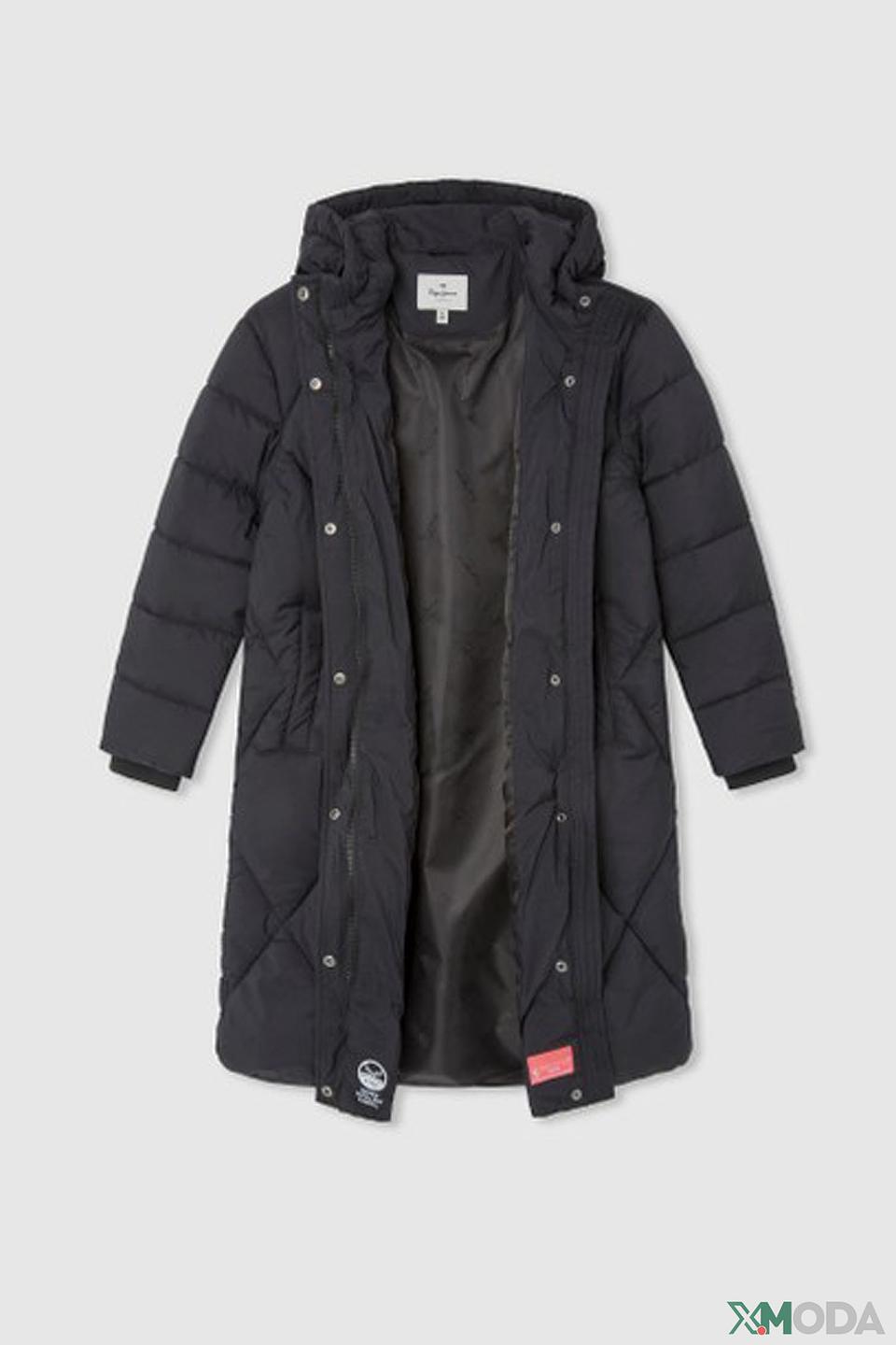 Куртка Pepe Jeans London стеганая чёрная