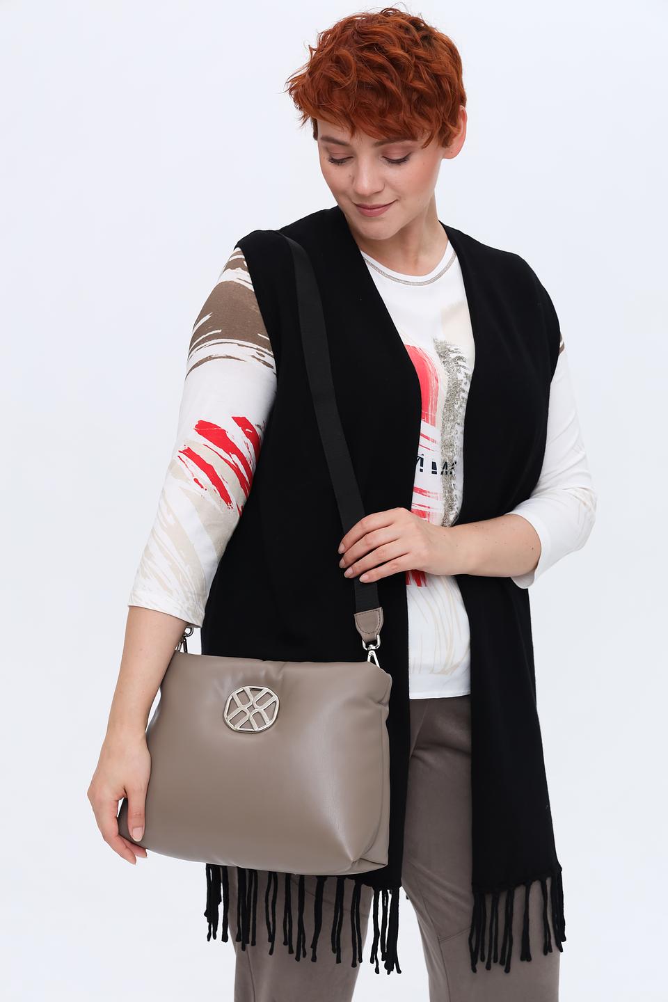 Сумка Unisa жен. бежевая