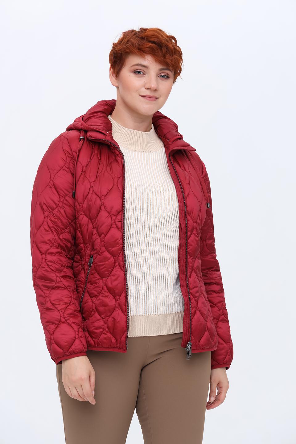 Куртка Lebek стеганая винная