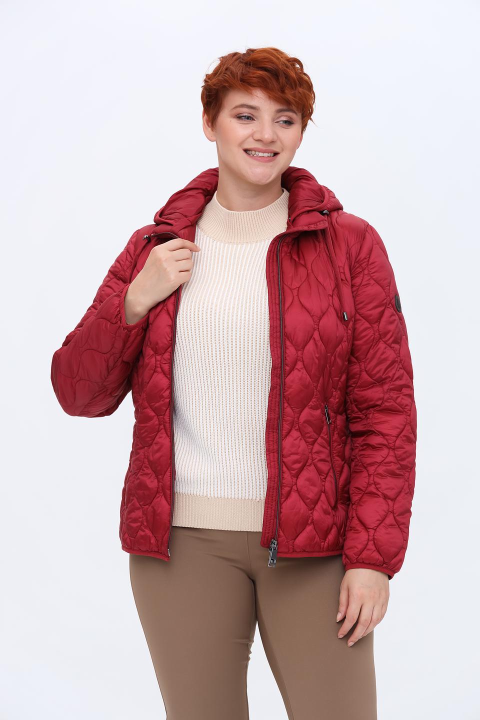Куртка Lebek стеганая винная