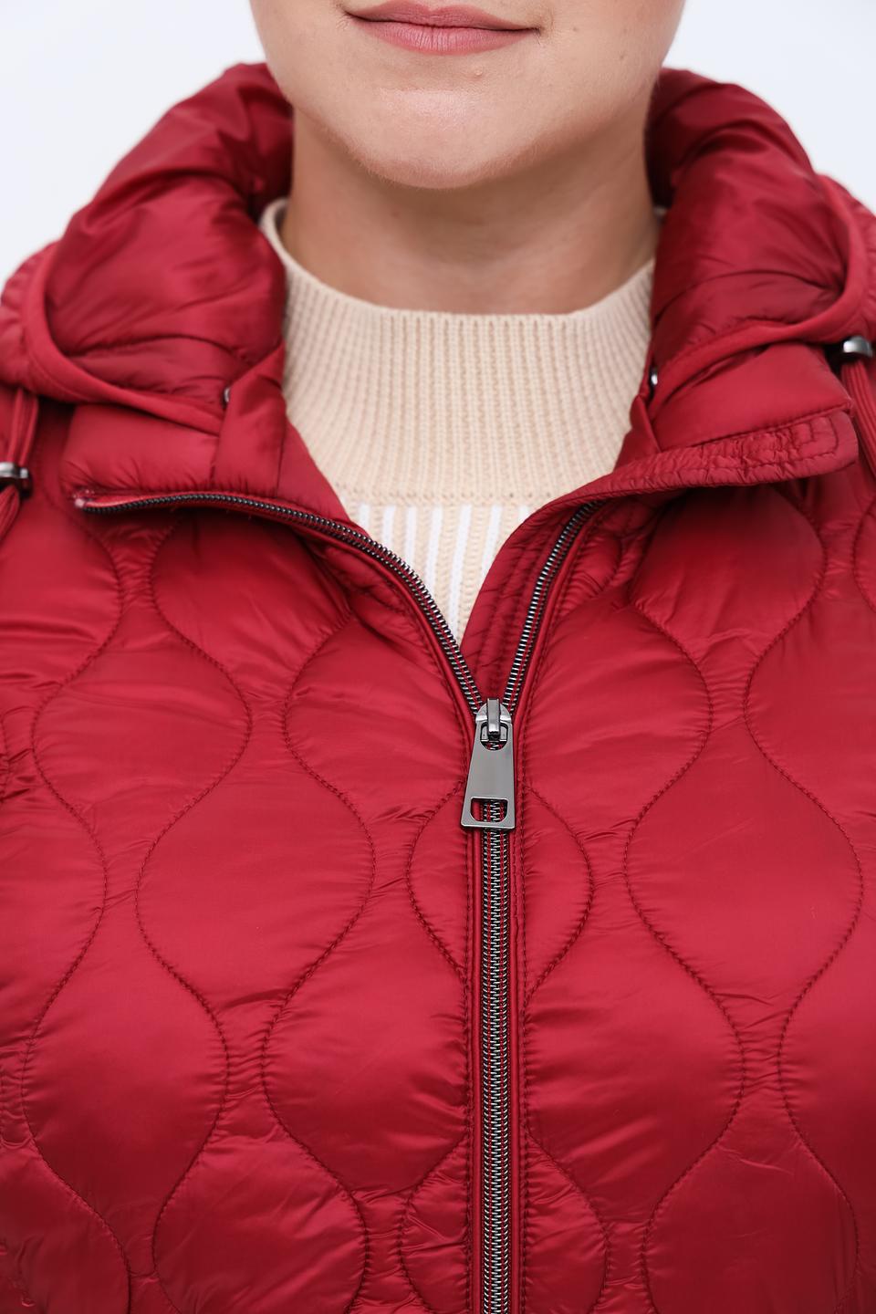 Куртка Lebek стеганая винная