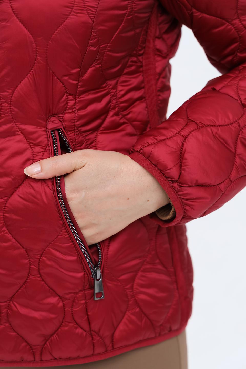Куртка Lebek стеганая винная