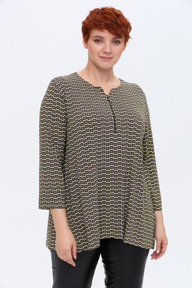 Блуза Frapp с геометрическим принтом
