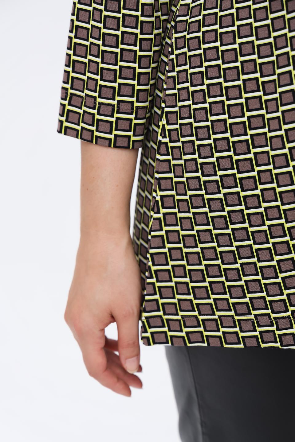 Блуза Frapp с геометрическим принтом