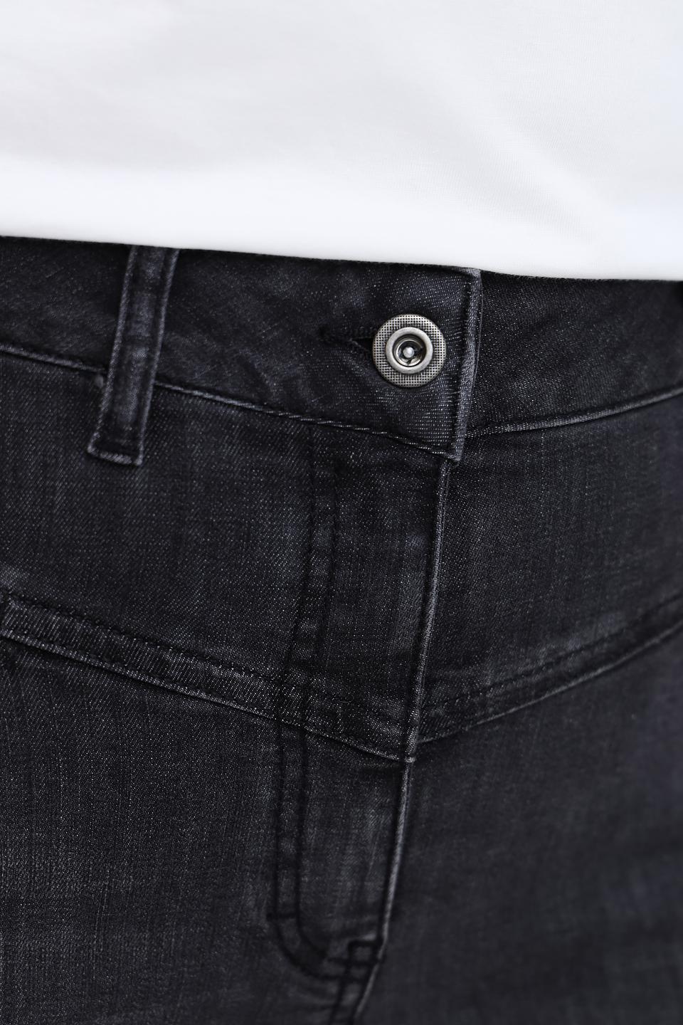 Джинсы Frapp серые с завышенной талией