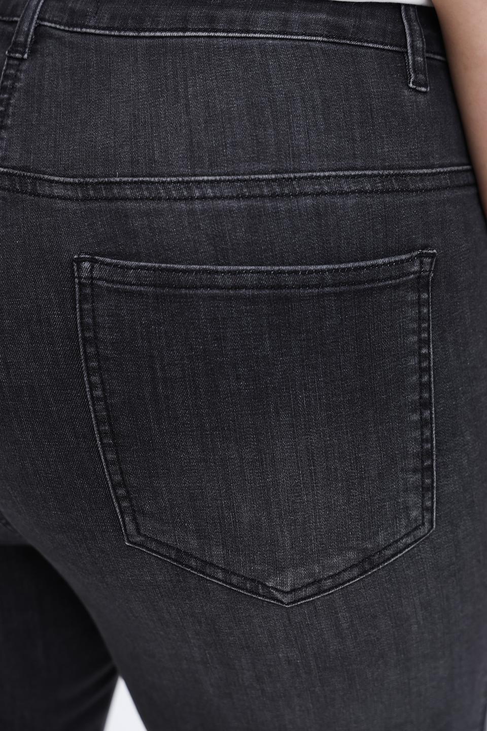 Джинсы Frapp серые с завышенной талией