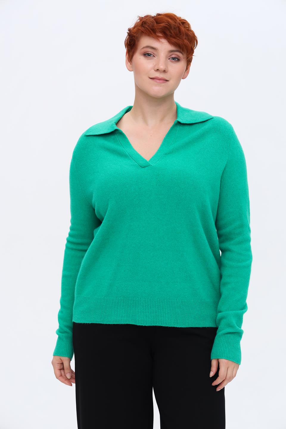 Пуловер Samoon с воротником