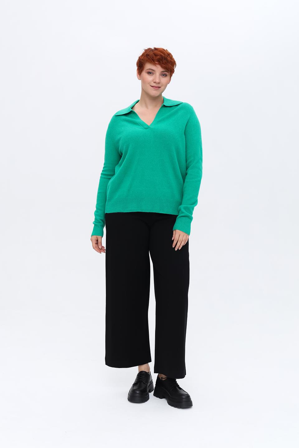 Пуловер Samoon с воротником