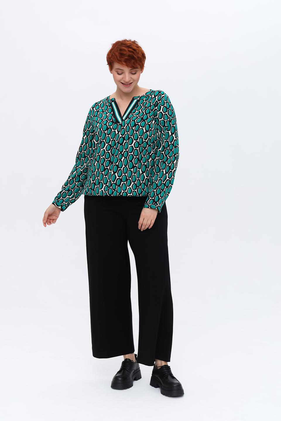 Блуза Via Appia DUE с принтом