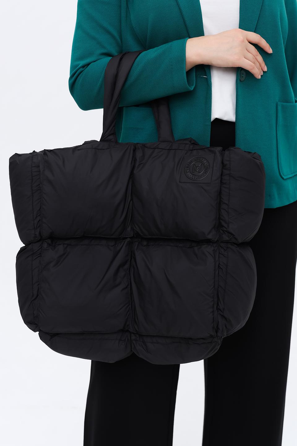 Сумка Marc Aurel стеганая чёрная