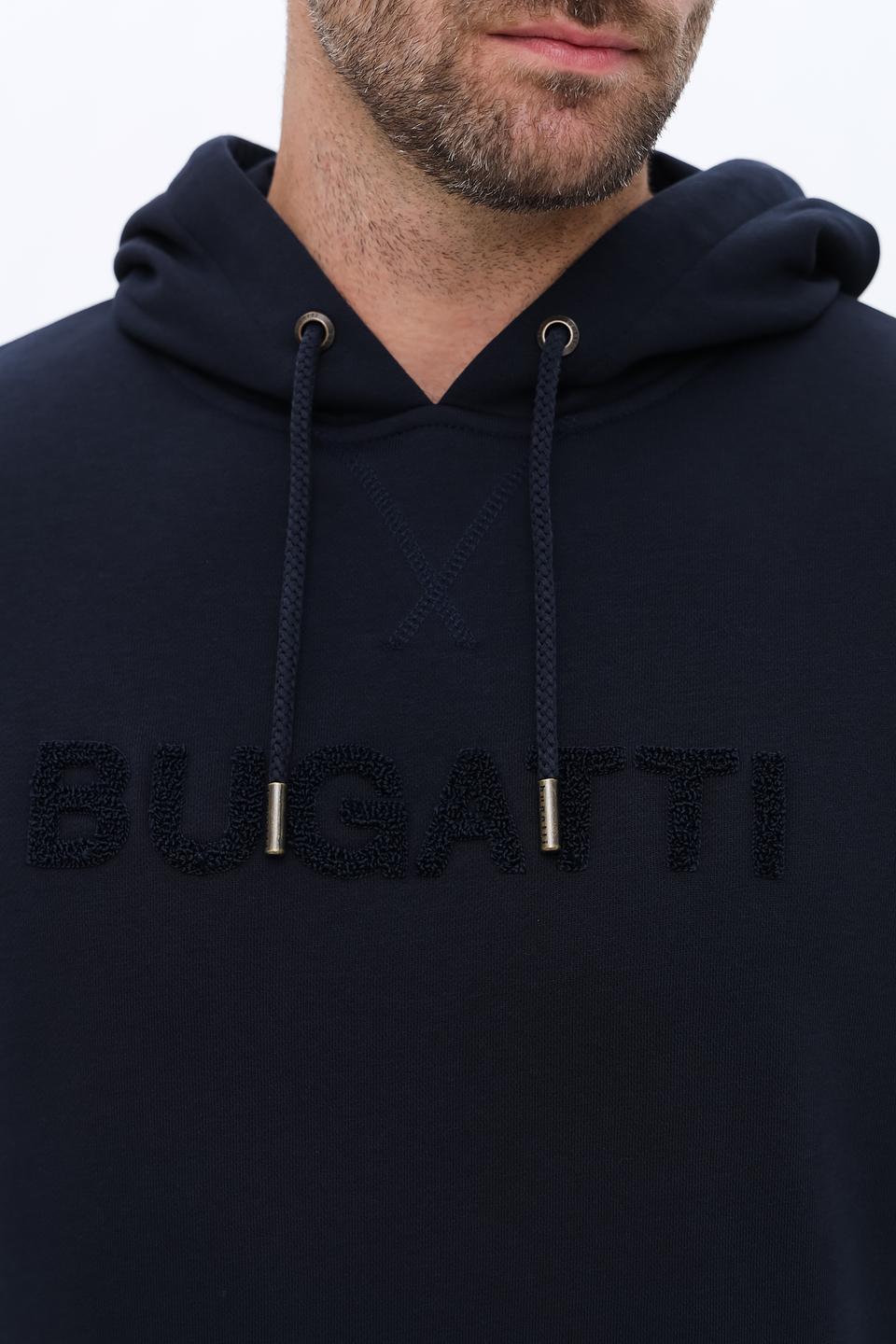 Толстовка Bugatti с логотипом темно-синяя