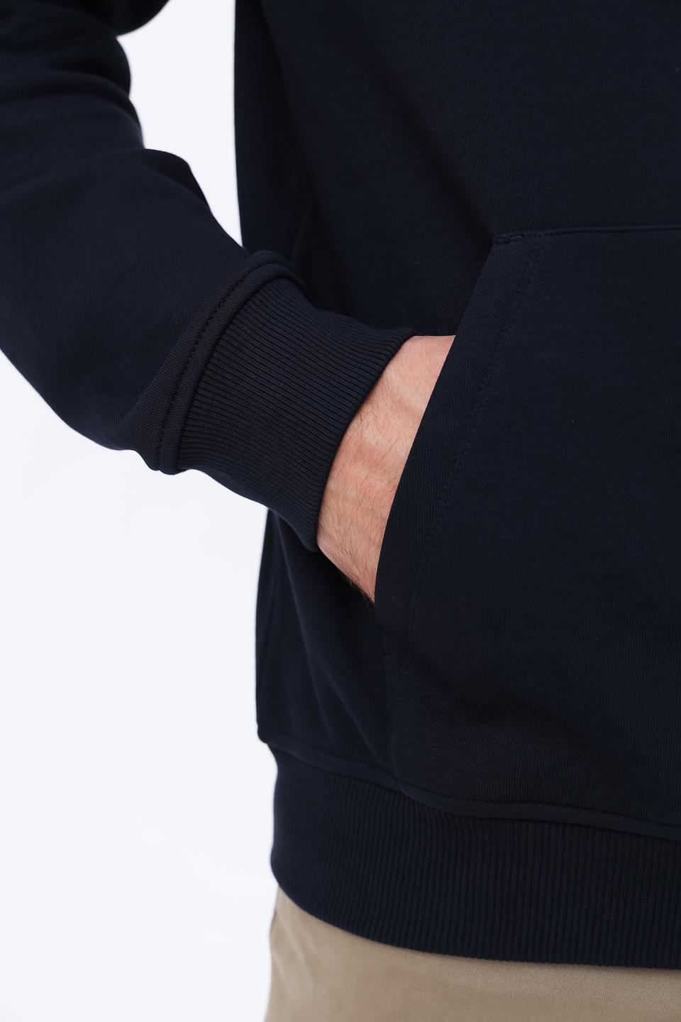 Толстовка Bugatti с логотипом темно-синяя