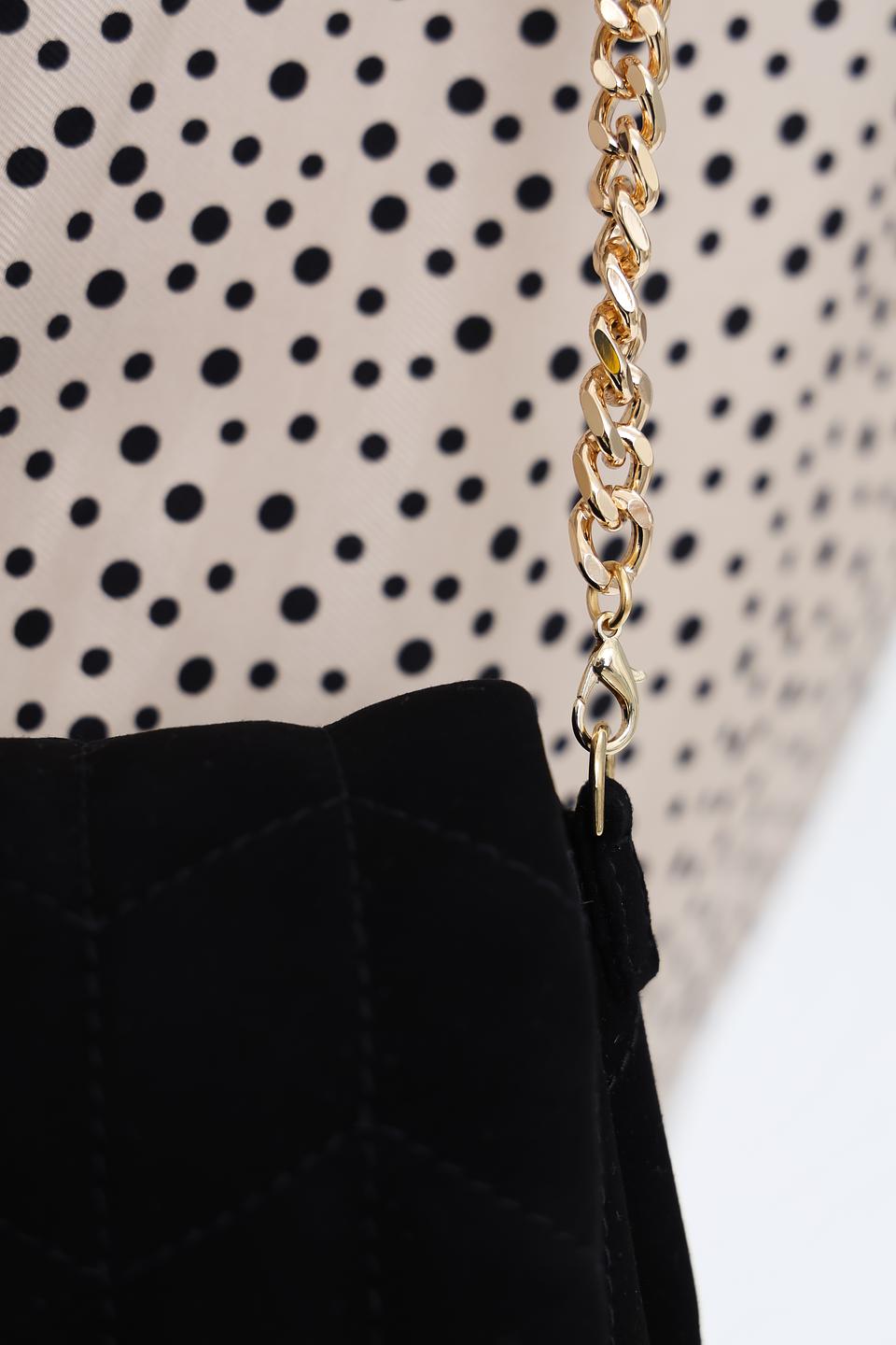 Сумка стеганая Unisa черная