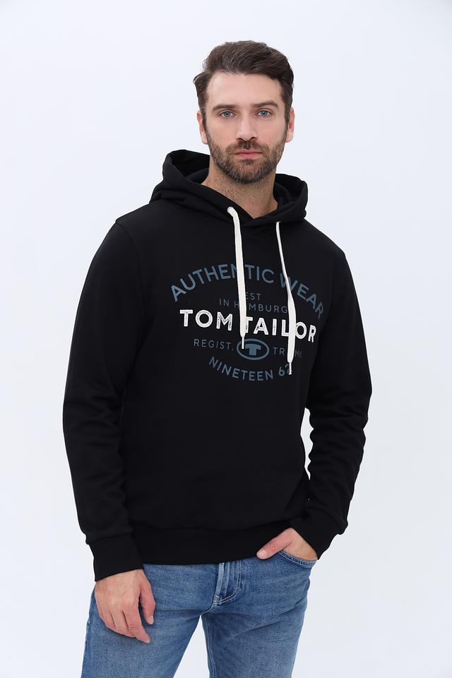 Толстовка Tom Tailor Authentic Wear чёрная