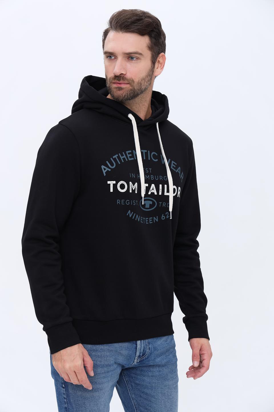 Толстовка Tom Tailor Authentic Wear чёрная