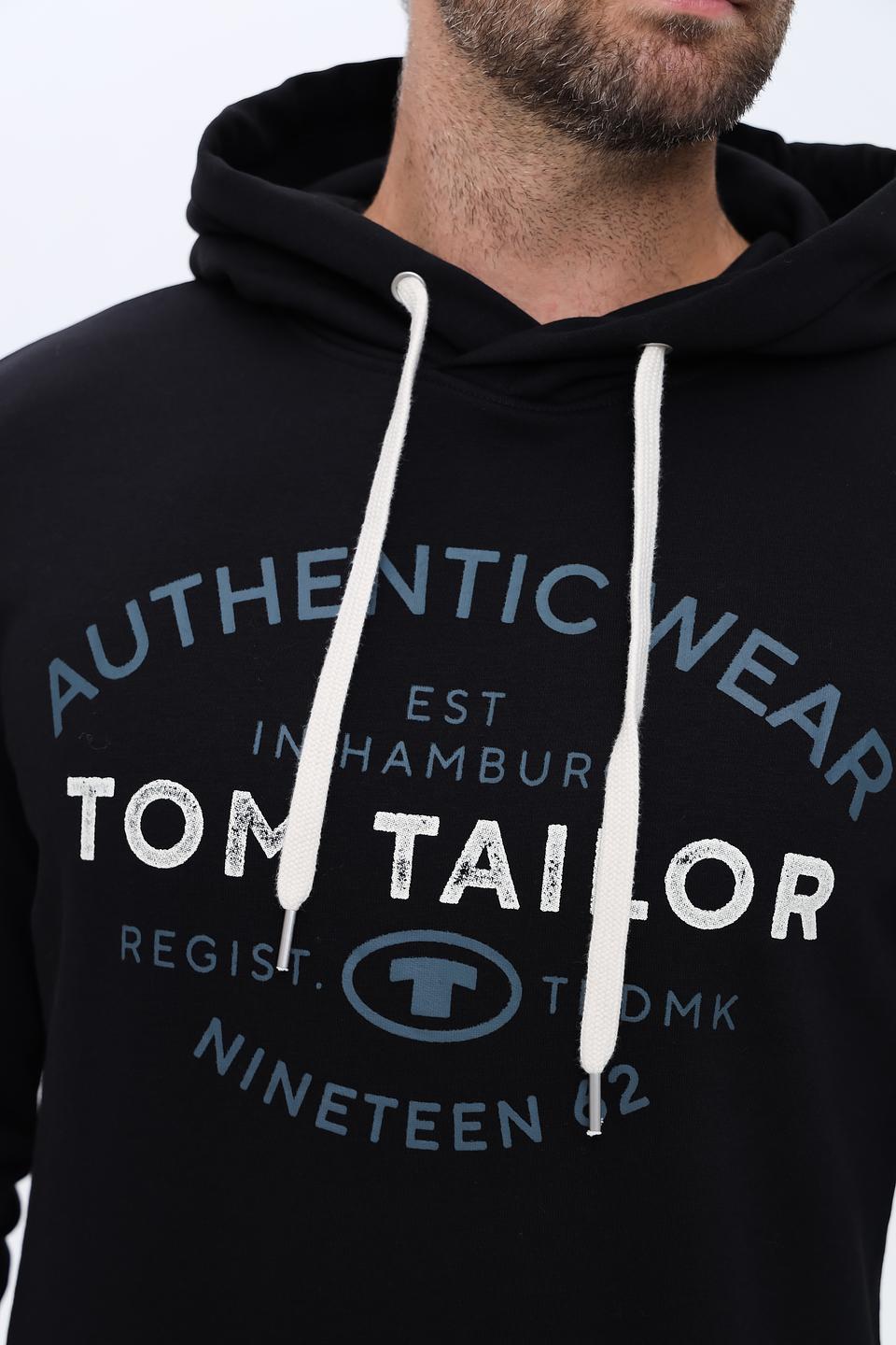 Толстовка Tom Tailor Authentic Wear чёрная