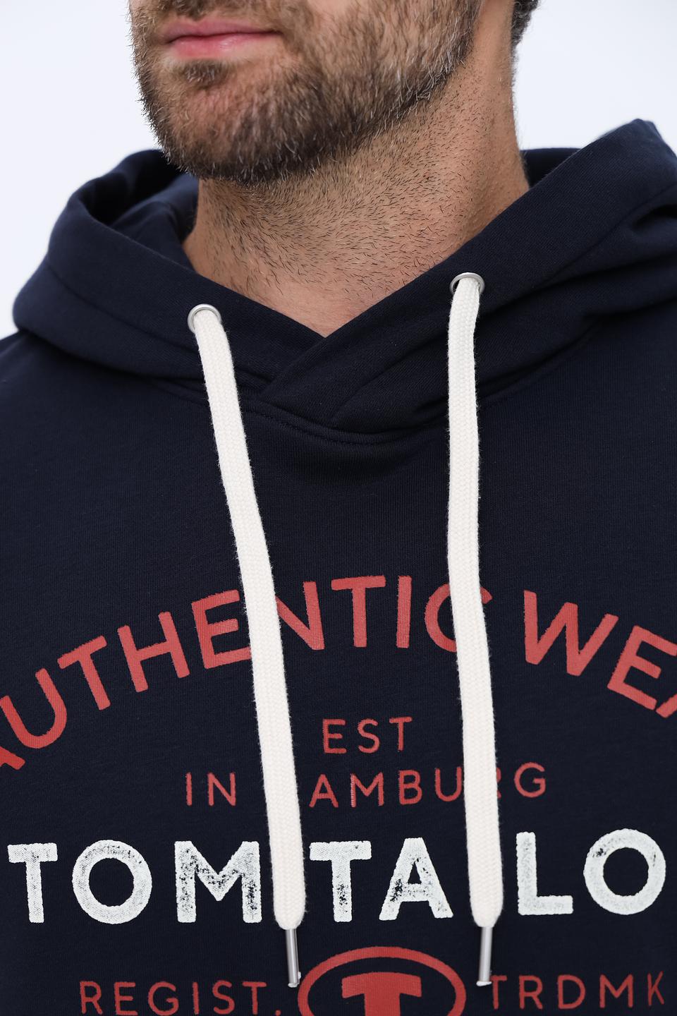 Толстовка Tom Tailor Authentic Wear синяя