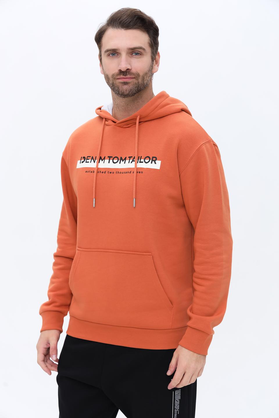 Толстовка Tom Tailor denim оранжевая