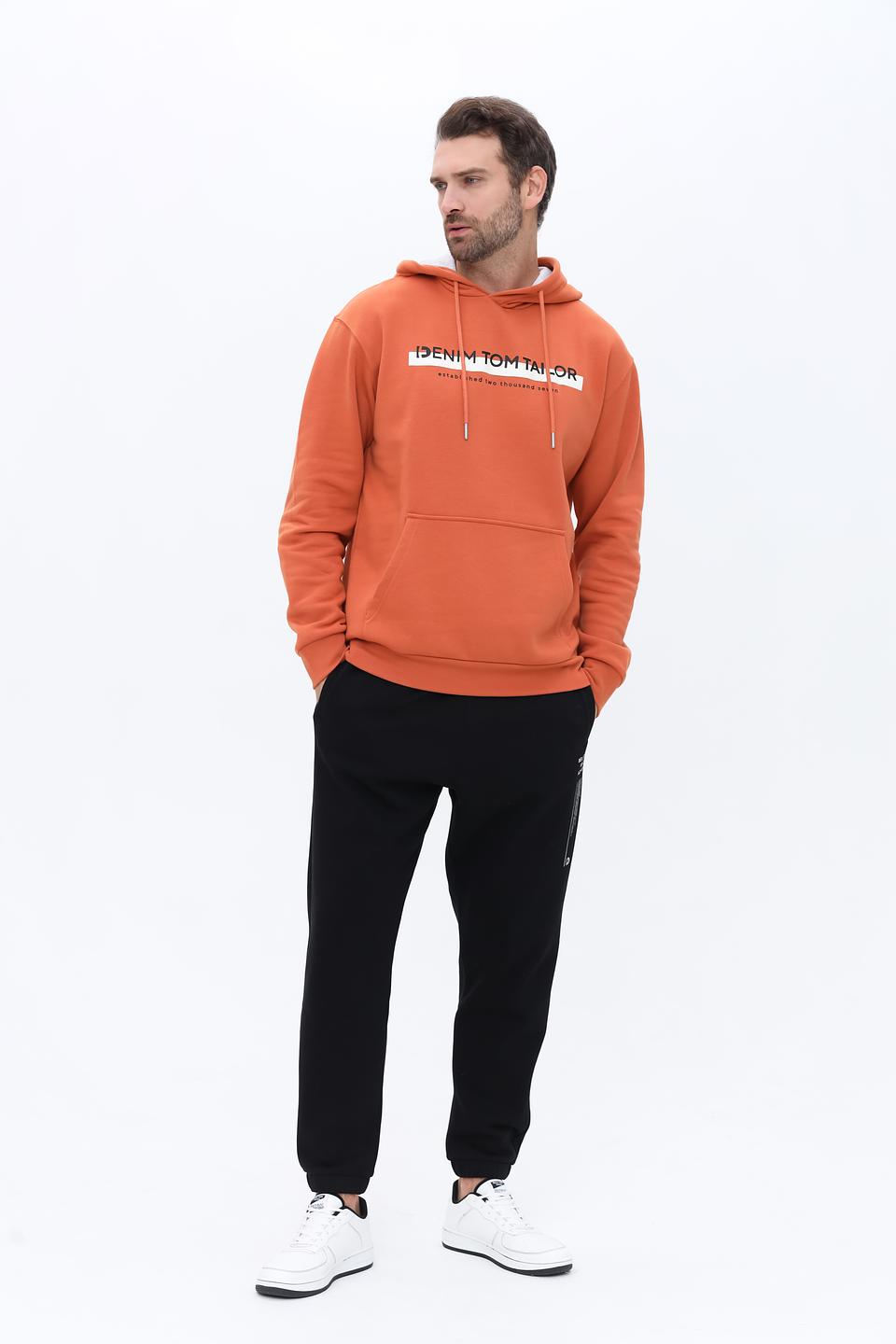 Толстовка Tom Tailor denim оранжевая