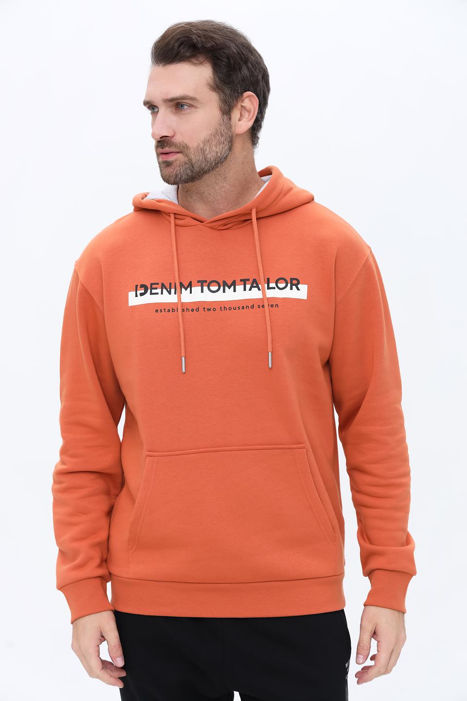 Толстовка Tom Tailor denim оранжевая