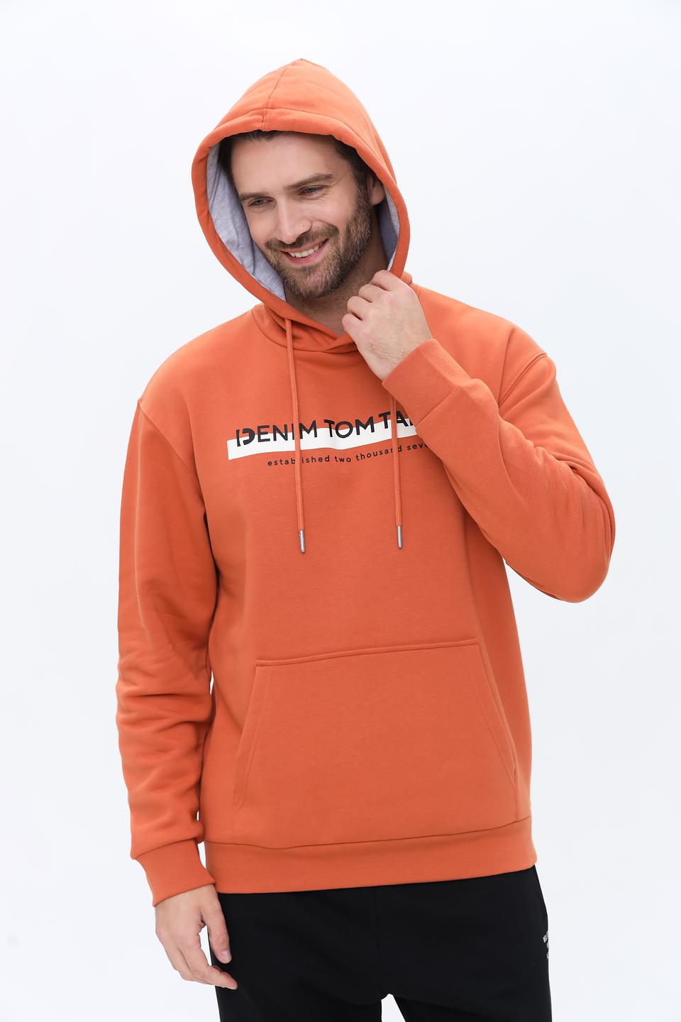 Толстовка Tom Tailor denim оранжевая