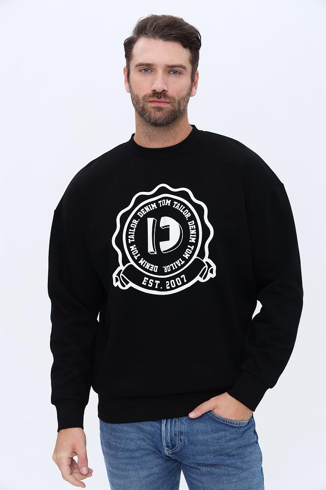 Толстовка Tom Tailor denim чёрная