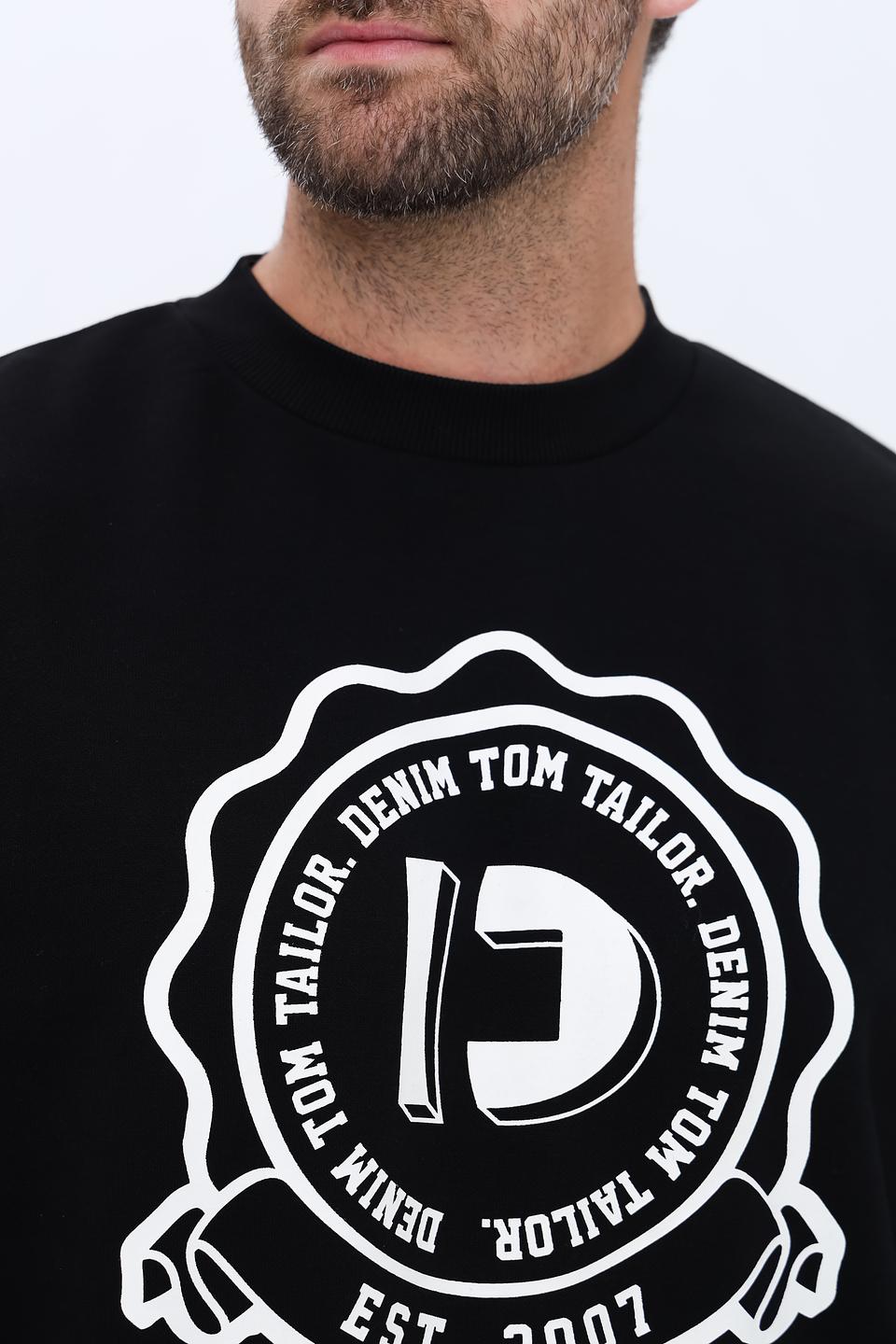 Толстовка Tom Tailor denim чёрная