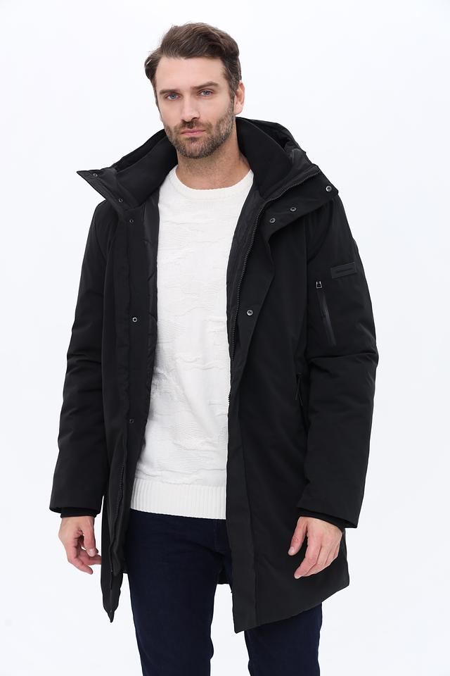 Пальто Tom Tailor denim чёрное