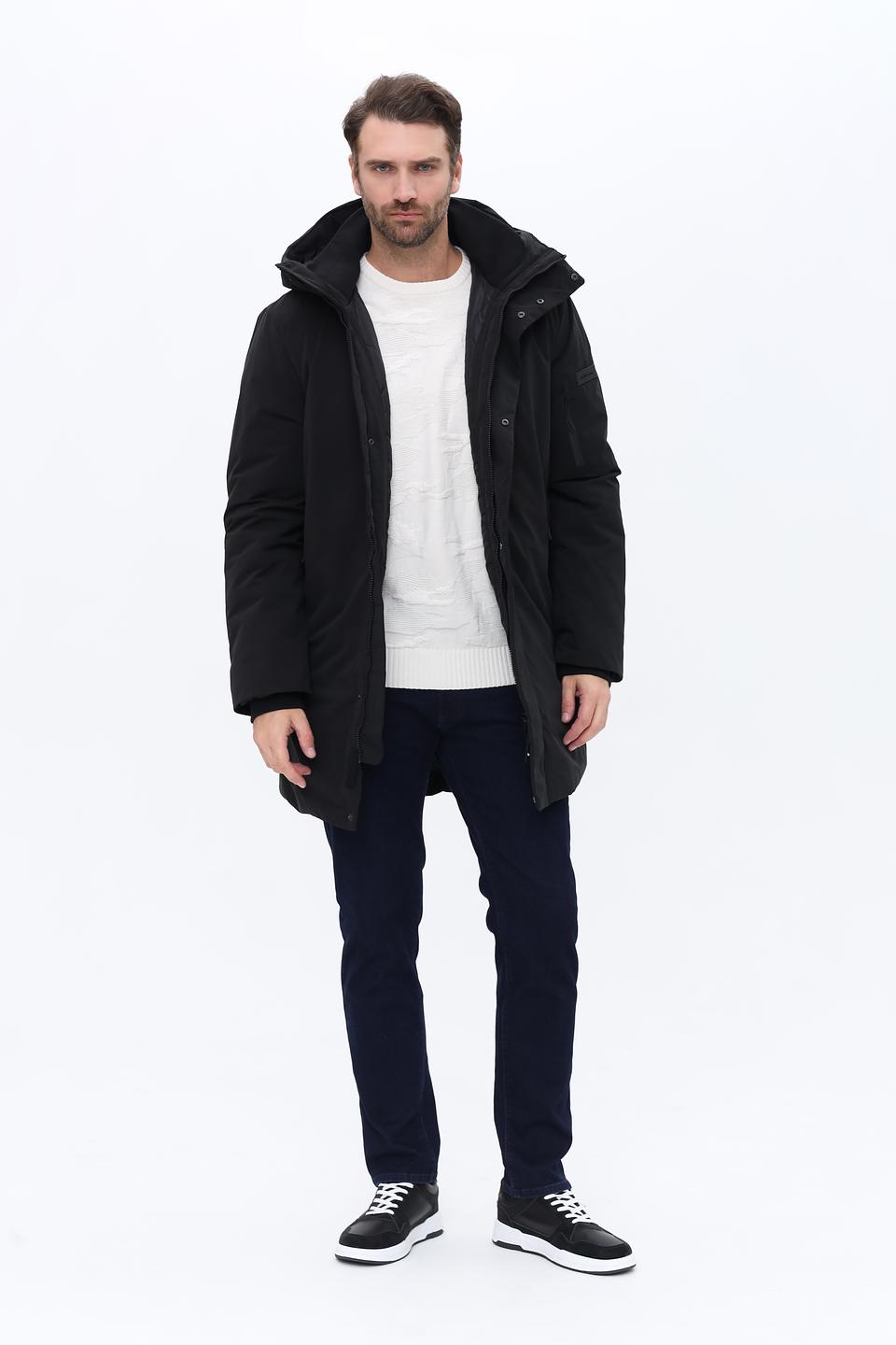 Пальто Tom Tailor denim чёрное