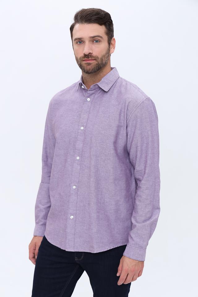 Рубашка дл Tom Tailor denim лиловая