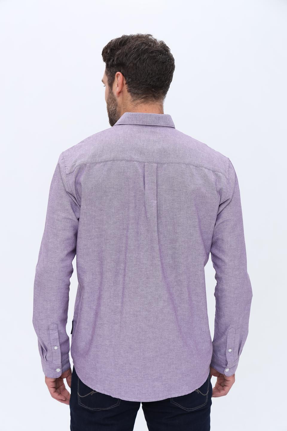 Рубашка дл Tom Tailor denim лиловая