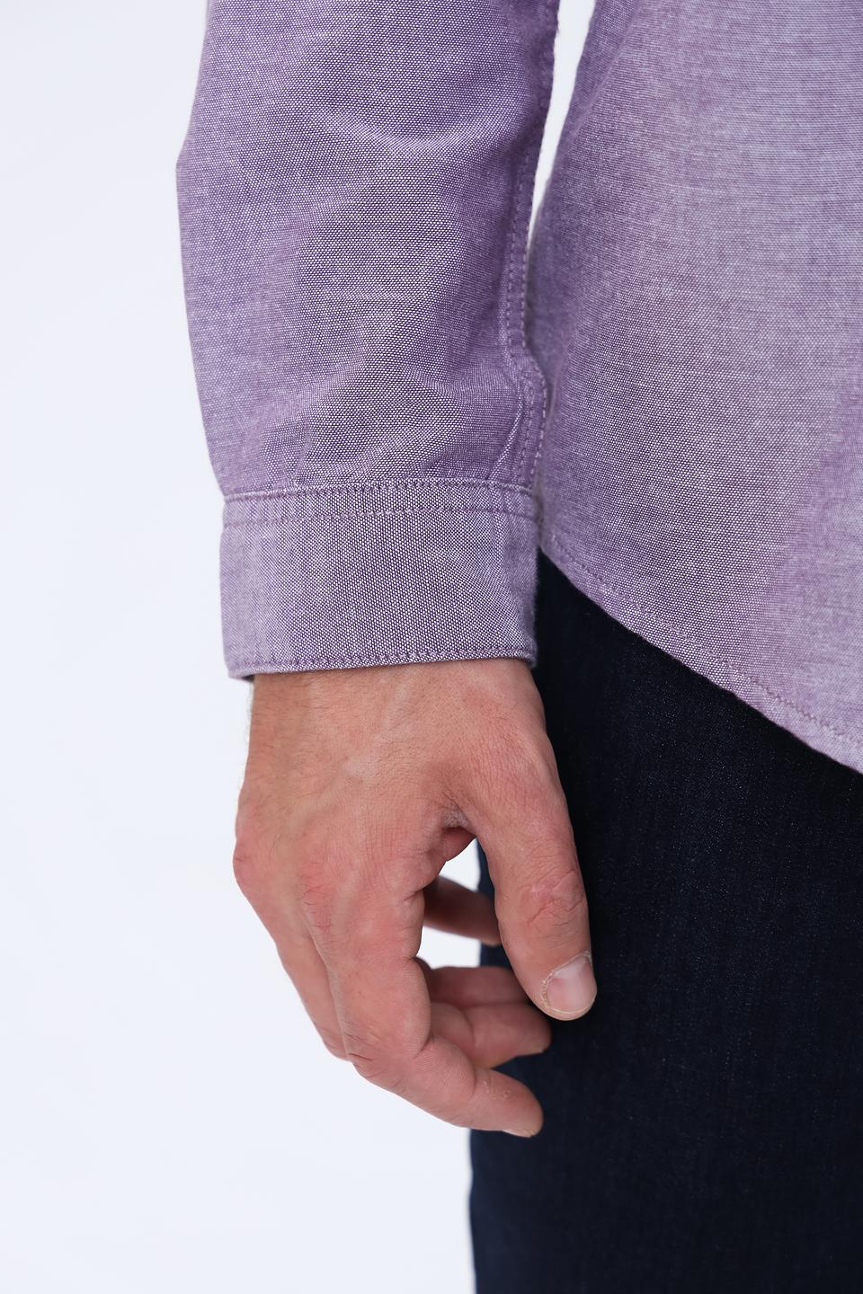 Рубашка дл Tom Tailor denim лиловая