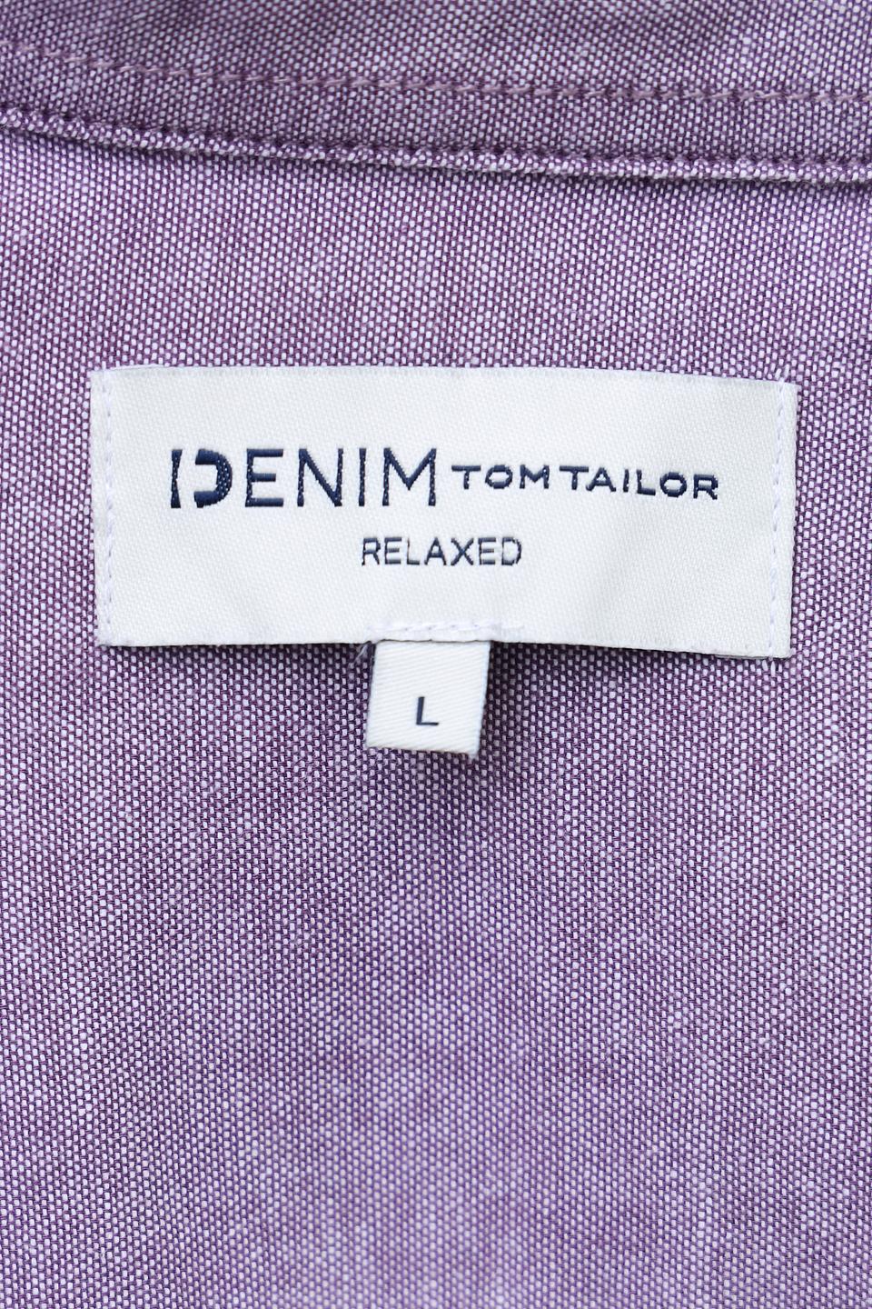 Рубашка дл Tom Tailor denim лиловая