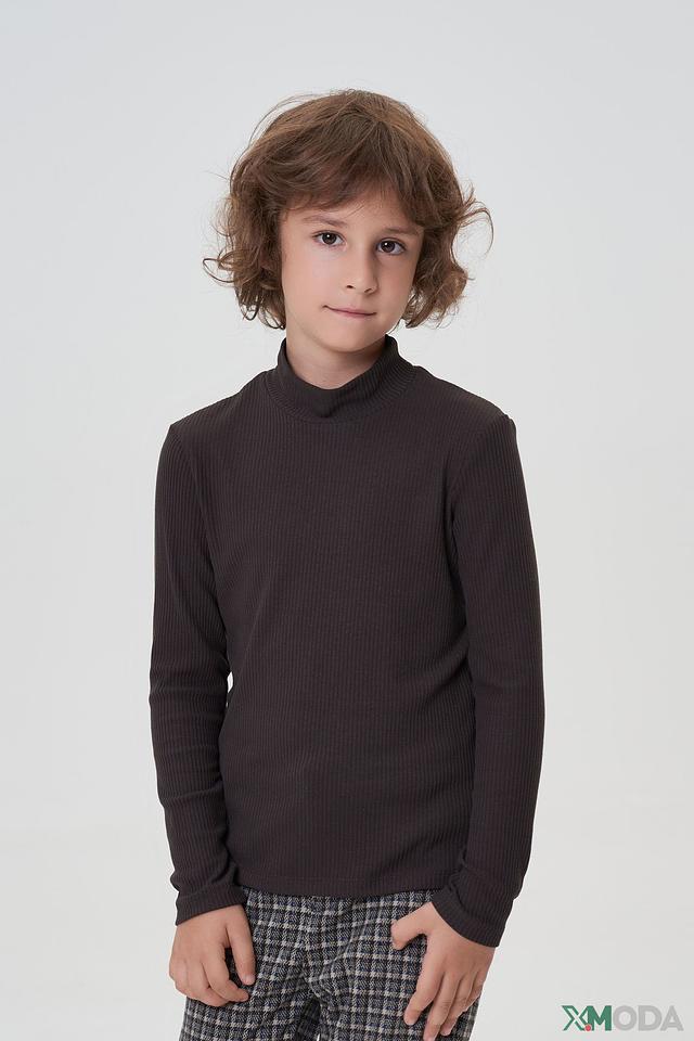 Джемпер Choupette с воротником-стойкой шоколадный