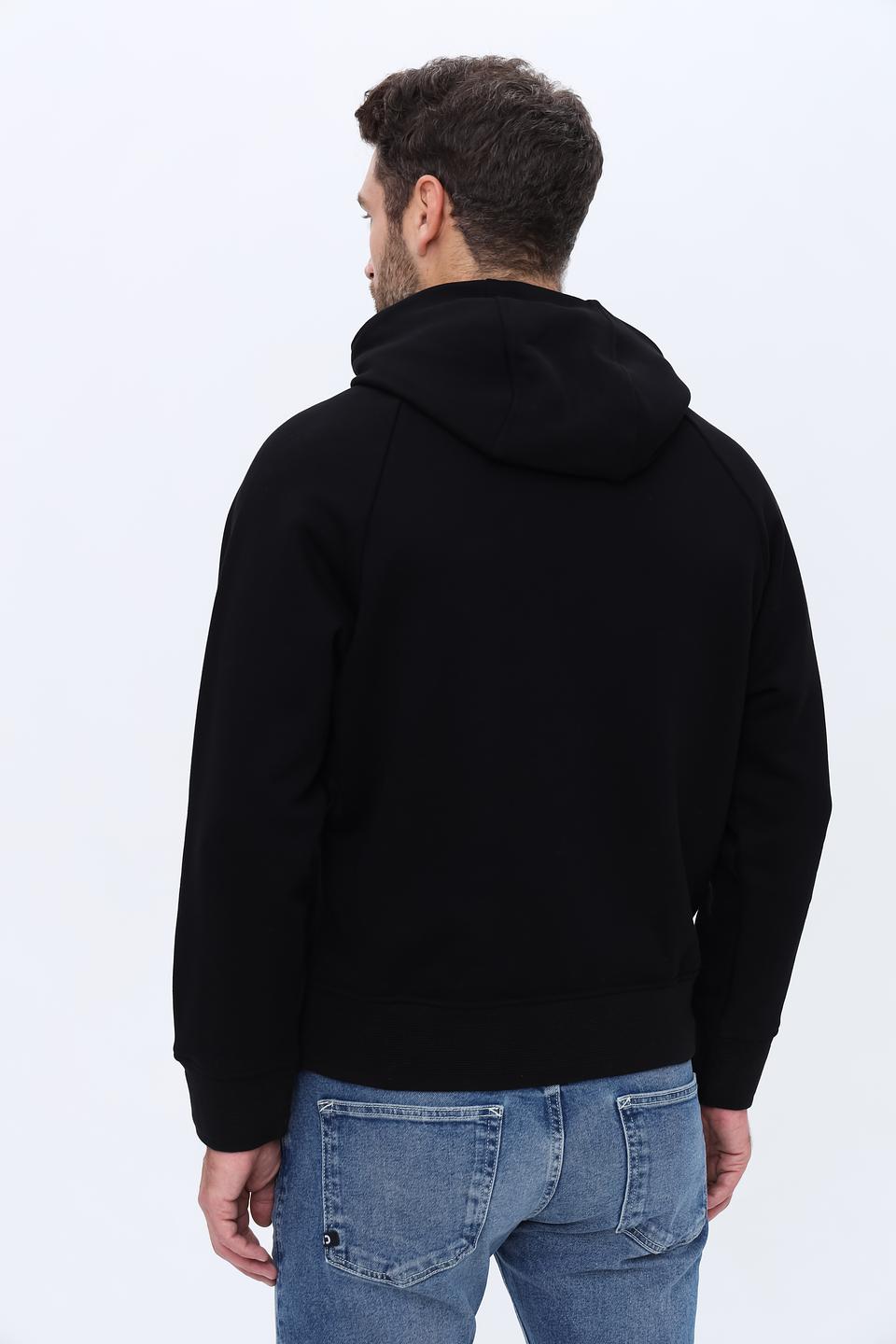 Толстовка Emporio Armani чёрная с логотипом